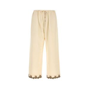 Bode Men Cream Wool Joggers